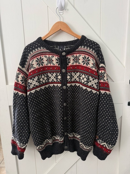 Dale of Norway Sweaters - Dale of Norway Wool Cardigan Button Sweater  large